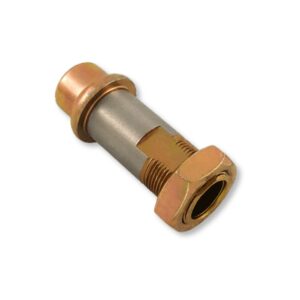 Aftermarket axle sleeve with nut for Honda C50 C70 C90 motorcycles