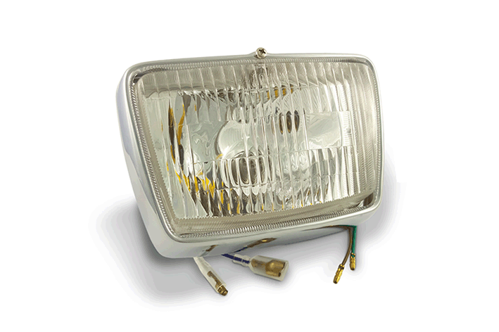 Aftermarket headlight assembly for Honda C50 C90 motorcycles