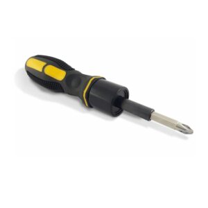 Ratchet screwdriver button free with patented push release design