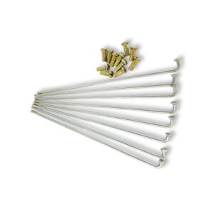 Aftermarket spoke with nipple for Honda C50 C70 C90 motorcycles